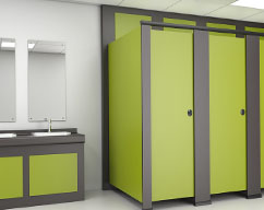 Airport Modular Toilet Cubicle Partition