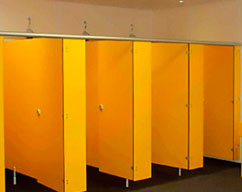 Gym Bathroom Partitions