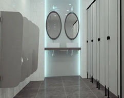 Hotel Bathroom Partitions